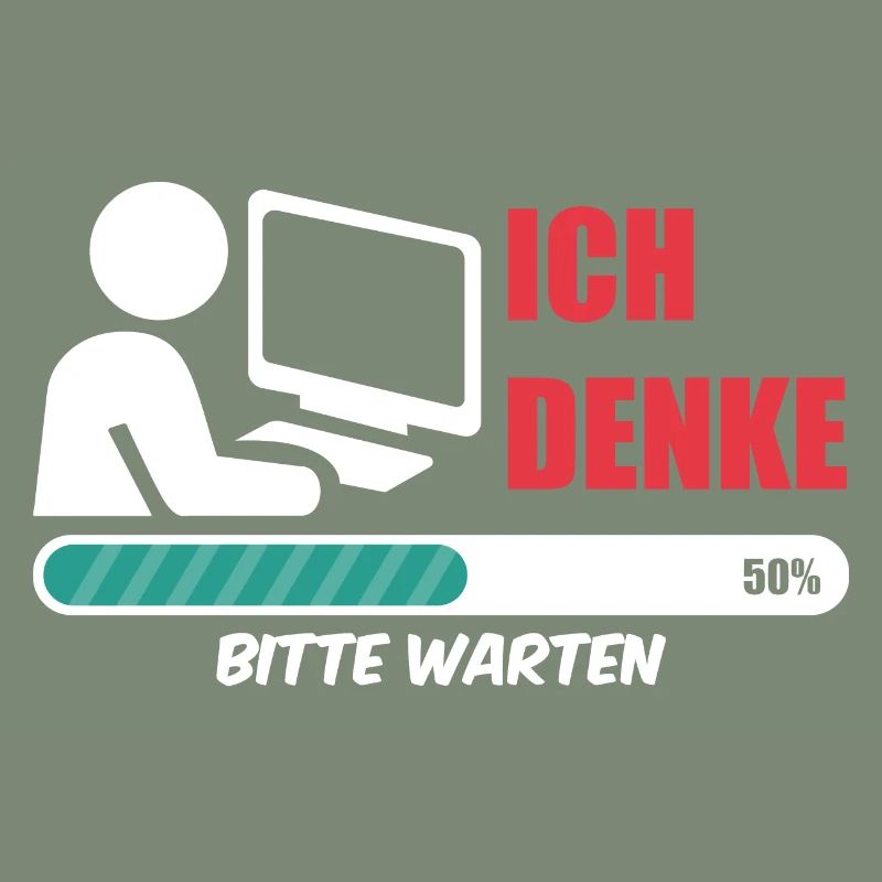 Informatiker ich denke Nerd coding Admin Geek IT