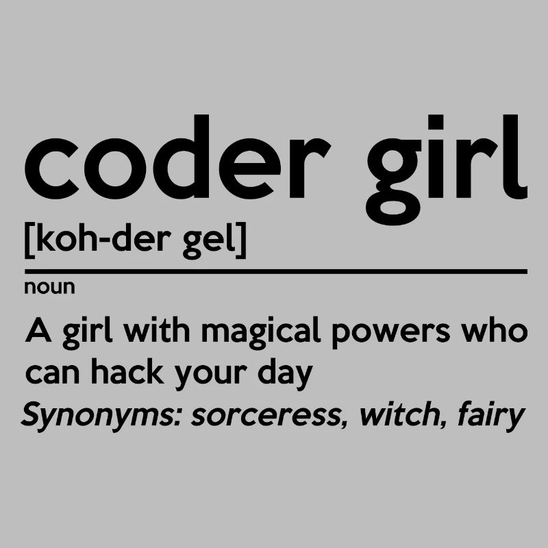 Coding Girl Definition Noun Software Developer Pro