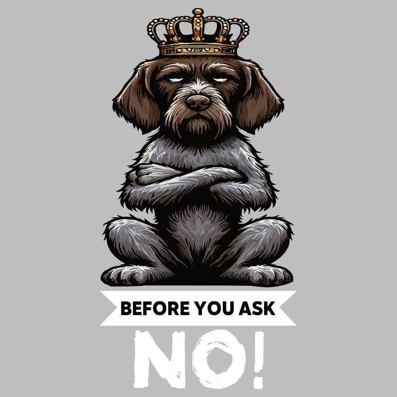 Before You Ask Deutsch Drahthaar Drahthaarhalter