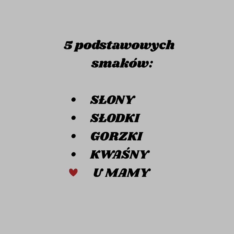 Geschmäcker bei Mama