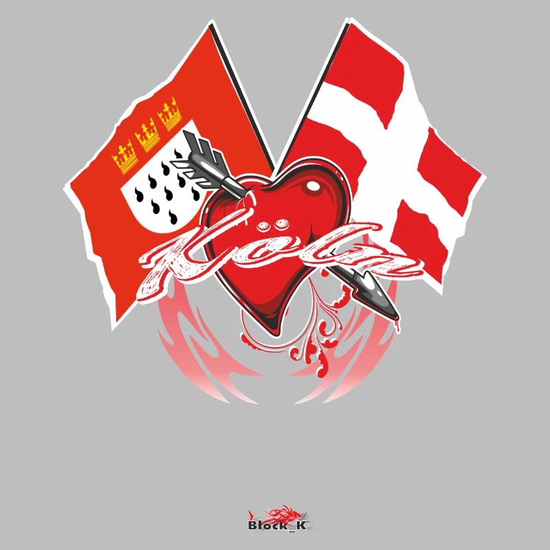 Cologne - montrer le drapeau
