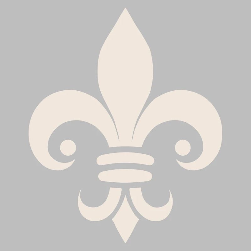 Schlichtes Fleur de lys Design
