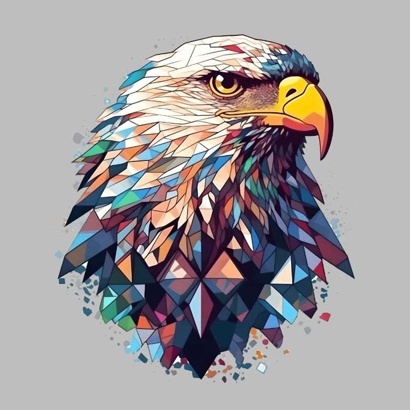 Adler polygon bunt