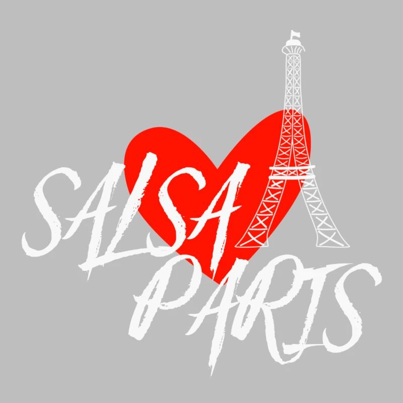 Salsa Paris white Danceshirt