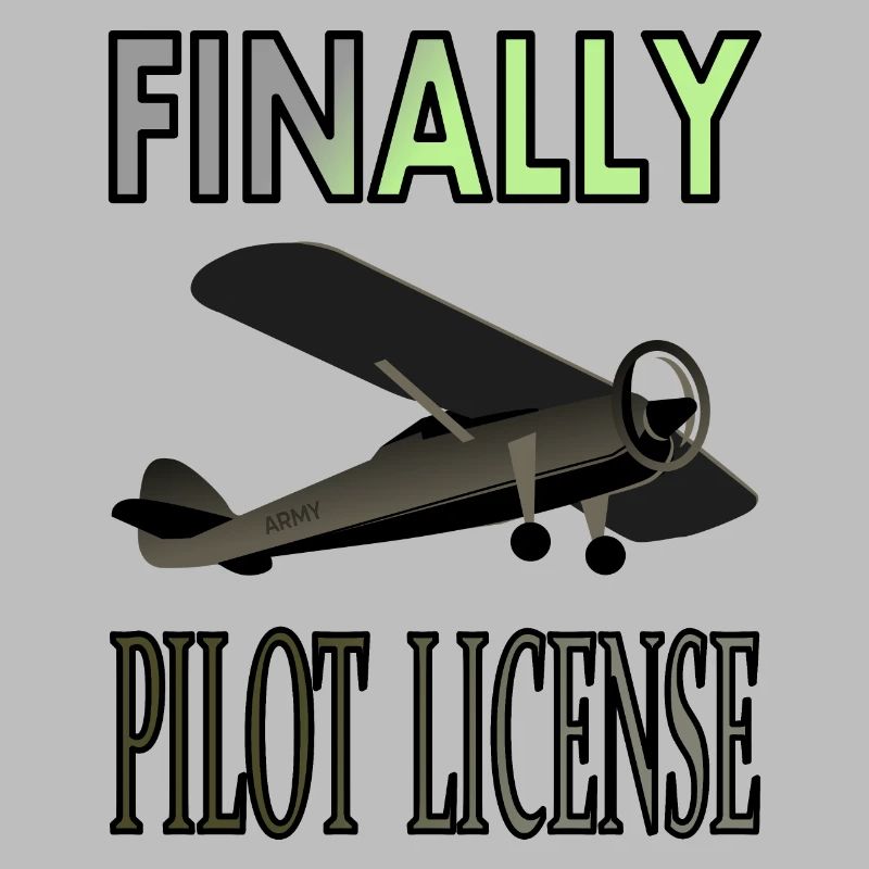 Finally Flight Ticket Airplane Fly Pilot Gift