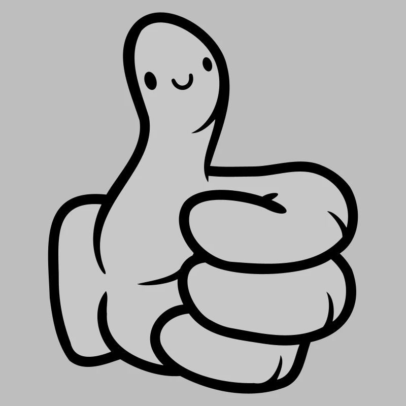 Face Comic Hand Thumb