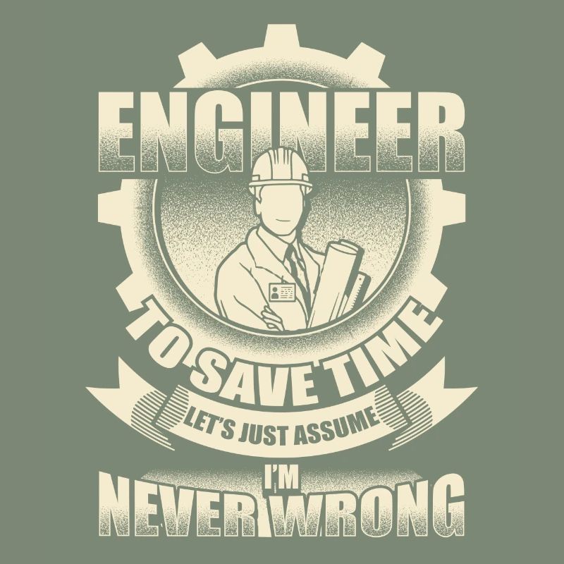 Engineer technician civil engineer computer gift