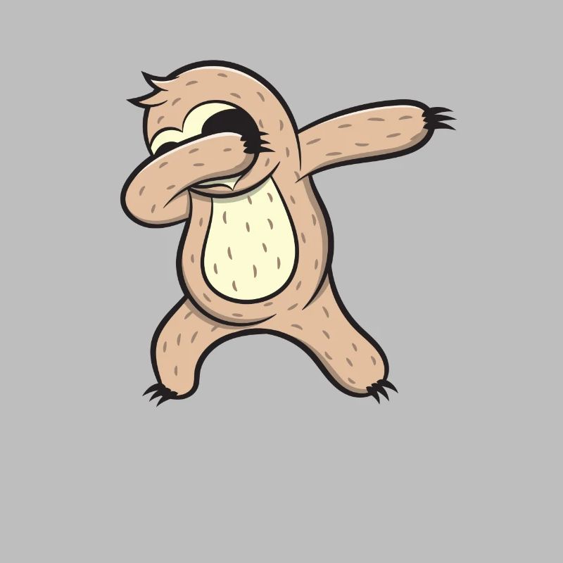 Dabbing Sloth Dab Dance Dancing HipHop Gift