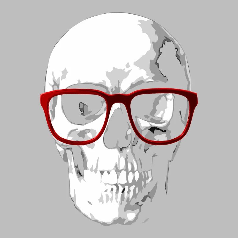 Crâne de nerd pour les geeks