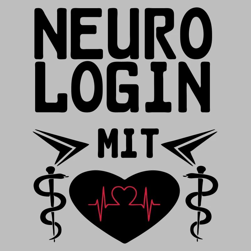 Neurologin mit Herz Geschenk