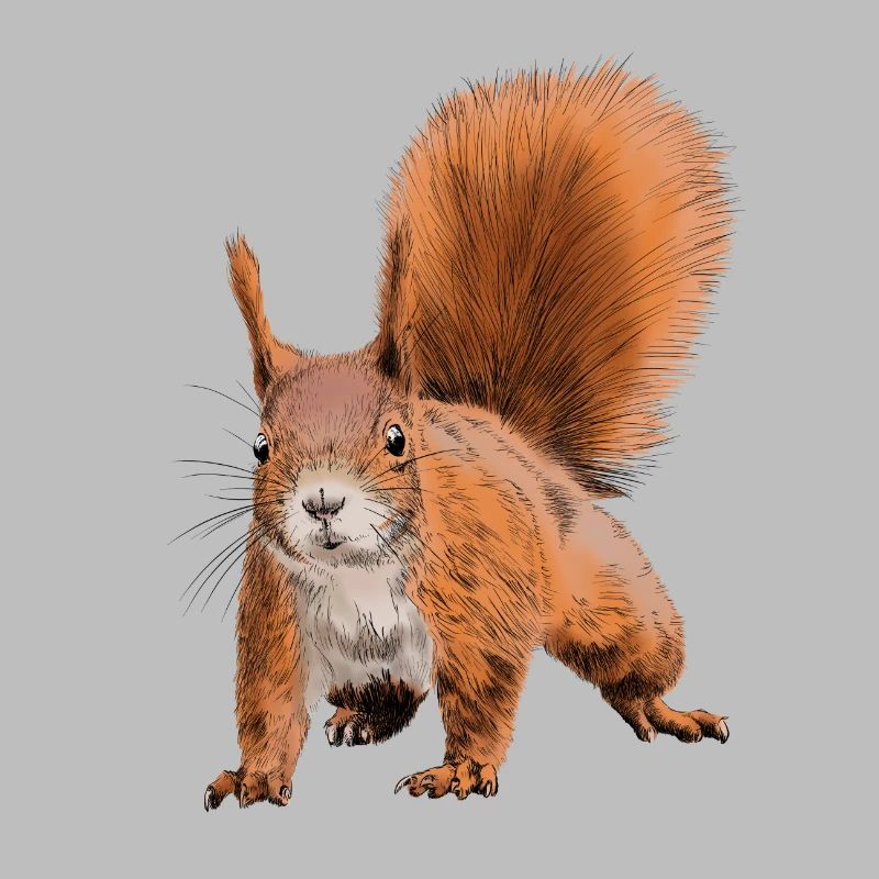 Fabelhafter Eichhörnchen Druck