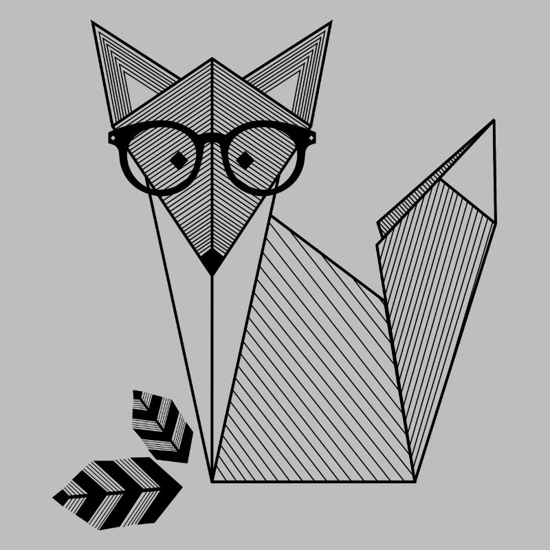 Fuchs mit Brille