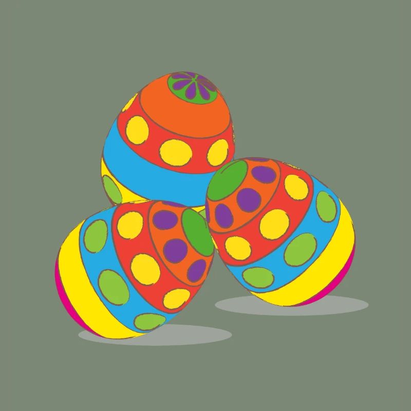 Easter eggs, easter, happy easter, happy eastern