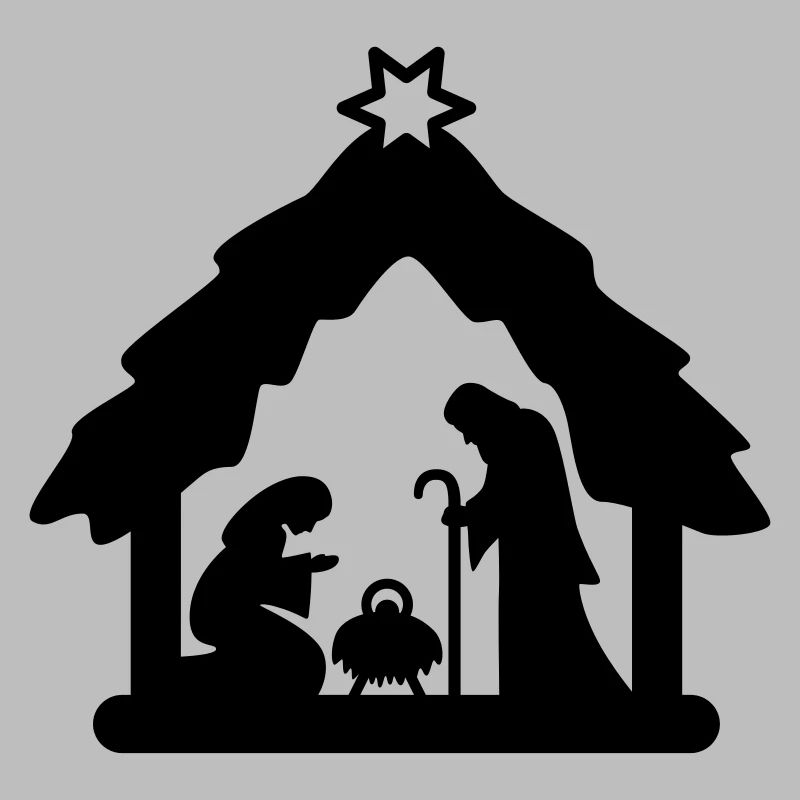 Weihnachtskrippe, Krippenfiguren, heilige Familie
