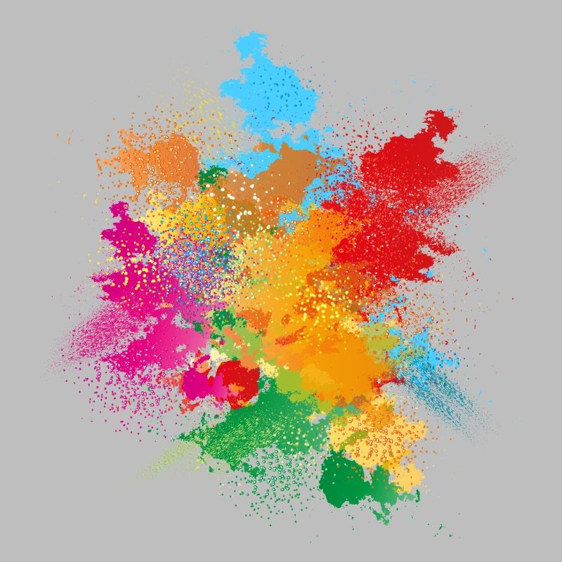 Explosion de poudre de couleur de poudre de couleur