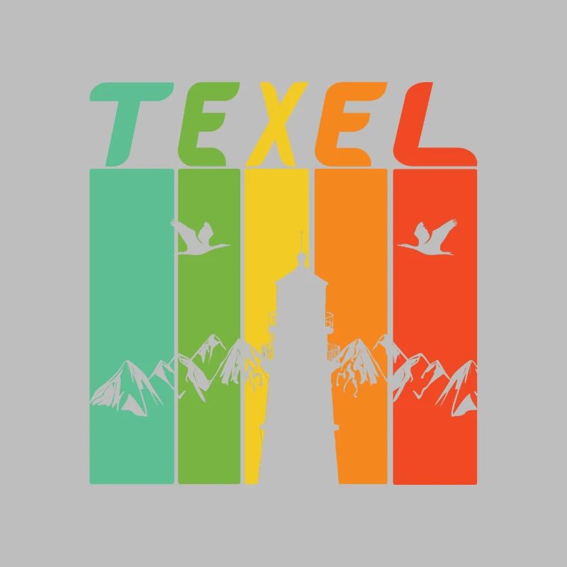 Texel Leuchtturm Design / Geschenk