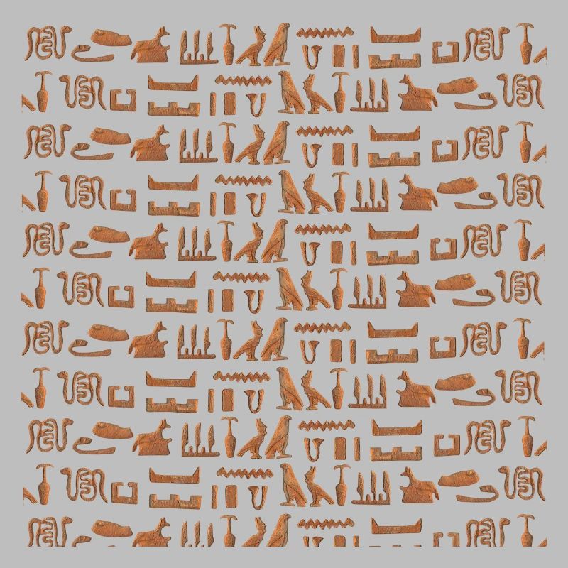 Ancient Egypt, hieroglyphic pattern, gift idea