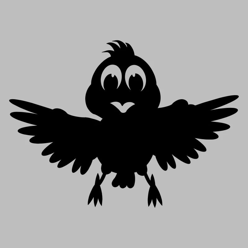Image d’ombre d’oiseau aux ailes déployées