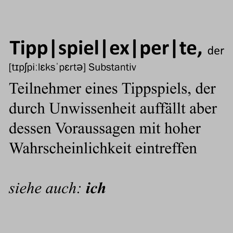 Tippspielexperte, der