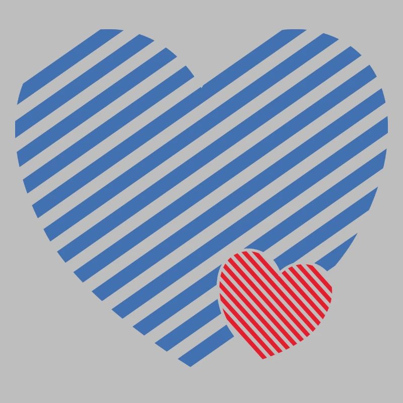 Double Heart - Design textile gift idea