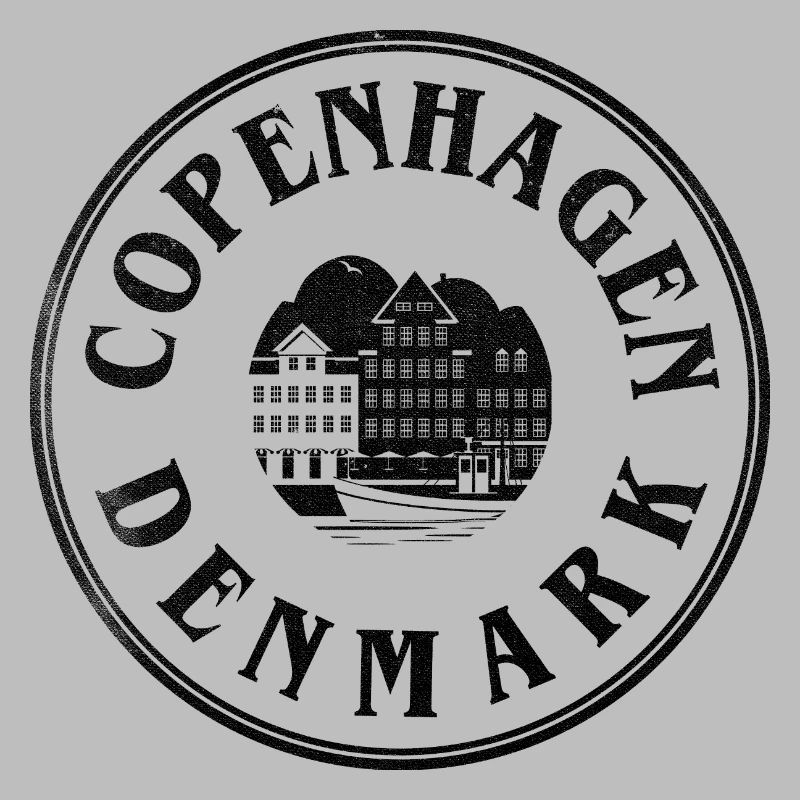 Copenhague, Danemark – Emblème du front de mer