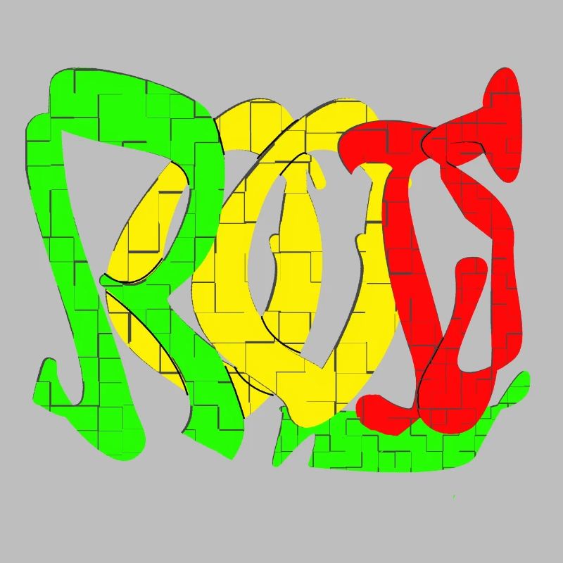 Rasta Color Block Pattern