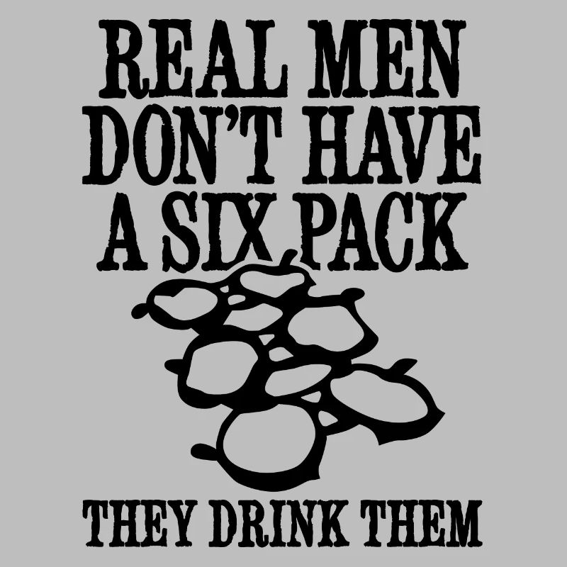 Lustige bier echte Männer Sixpack Bierbauch Vater
