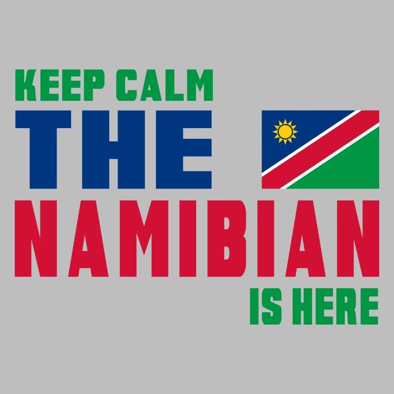 Keep Calm Namibia flag design