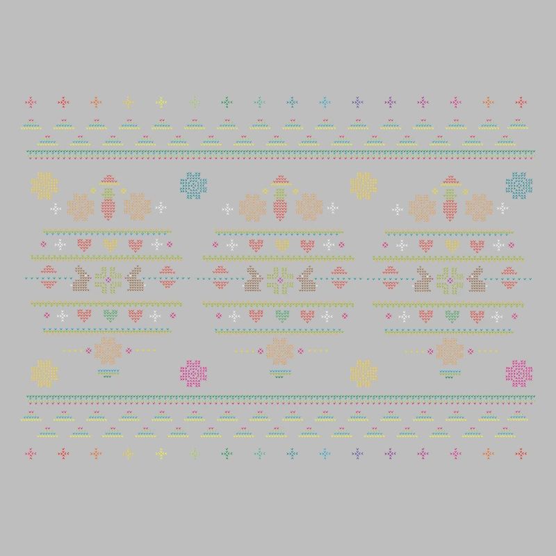 Easter motifs in knitting pattern style for Easter