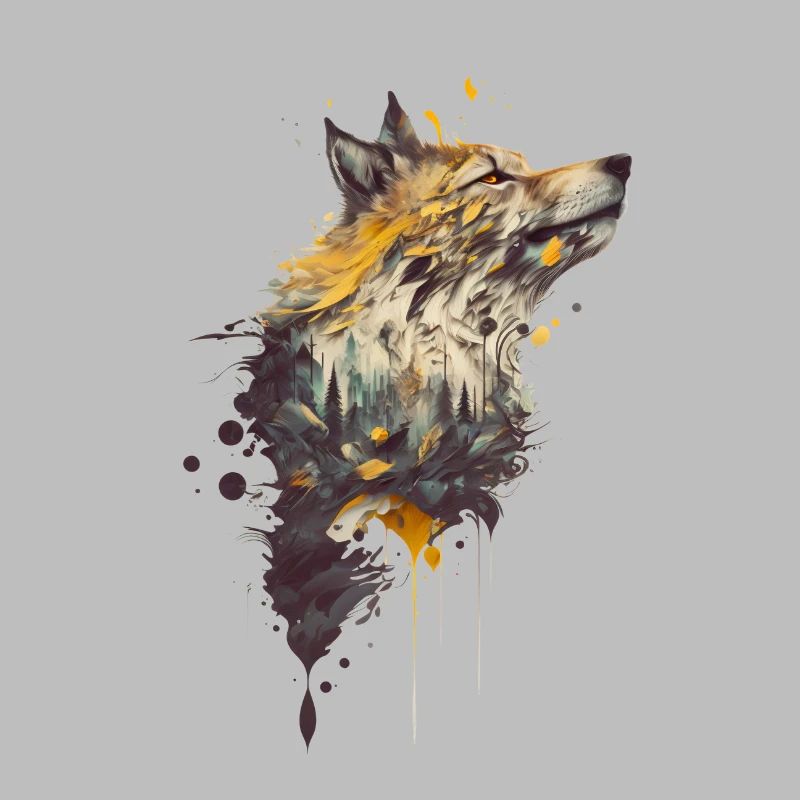 Wolf Design avec une forêt incluse