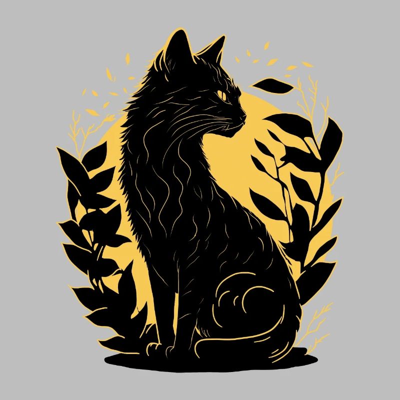 Silhouette De Chat