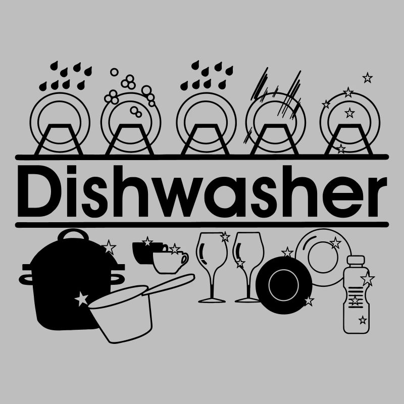 Dishwasher logo dishwashing kitchen