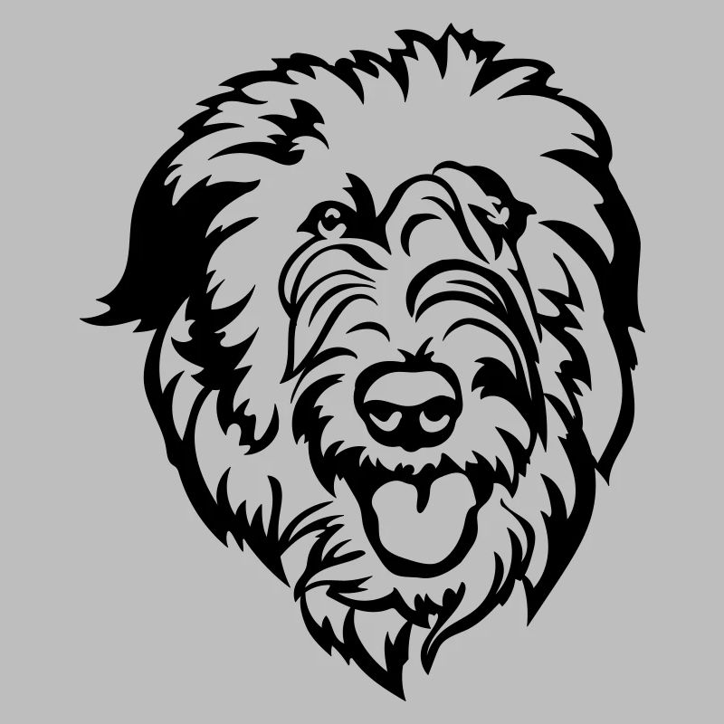 Irish Wolfhound Kopf