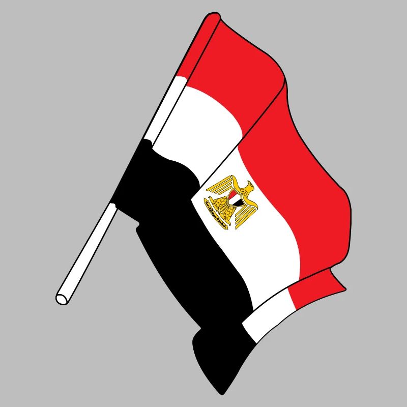 Drapeau : Égypte