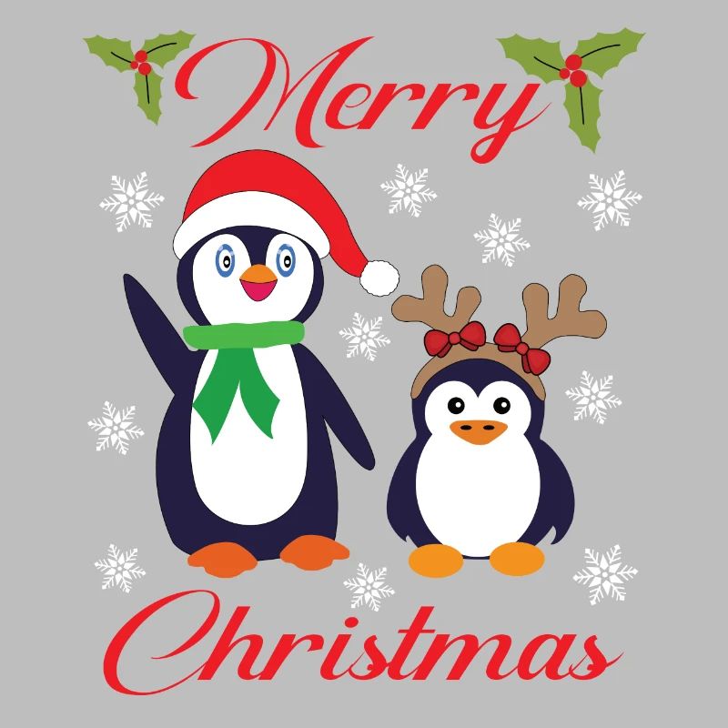 JOYEUX NOËL AVEC LES PINGOUINS DE NOËL