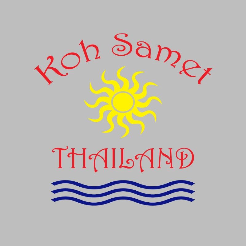 Île de Koh Samet Conception du soleil et des vagues