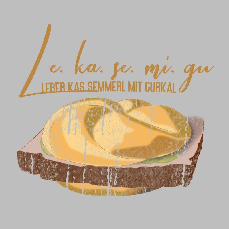Leberkäs Semmerl avec cornichons – dialecte