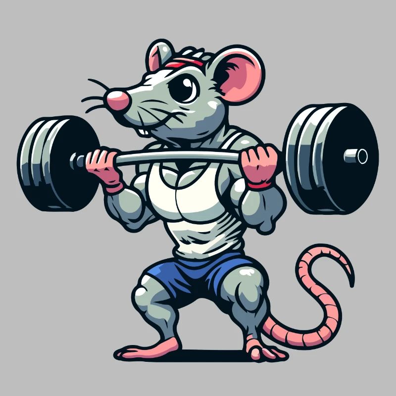 Mighty Mouse Lifter: Der Workout-Krieger