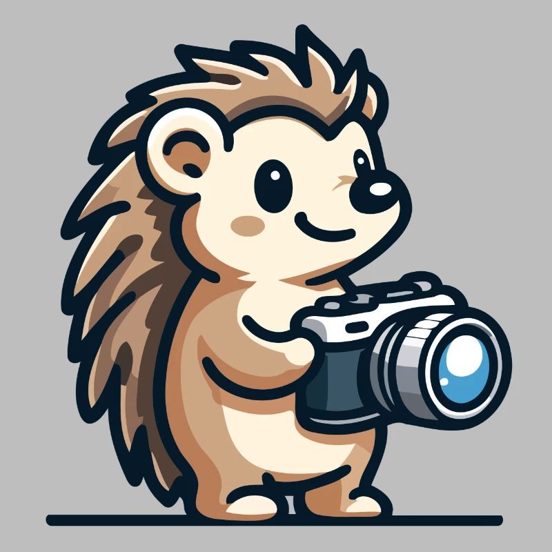 Schnappschuss-Igel: Der Shutterbug-Kumpel
