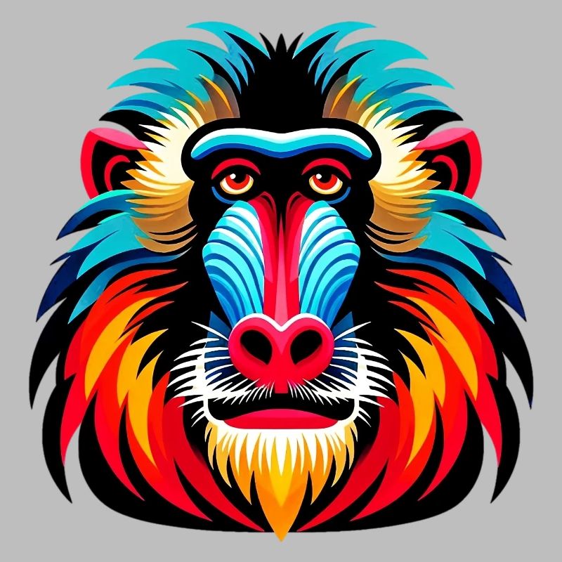 Mandrill monkey
