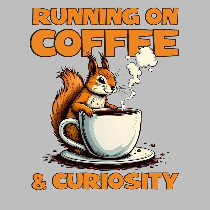 Mit Kaffee und Neugier – Eichhörnchen Kaffee