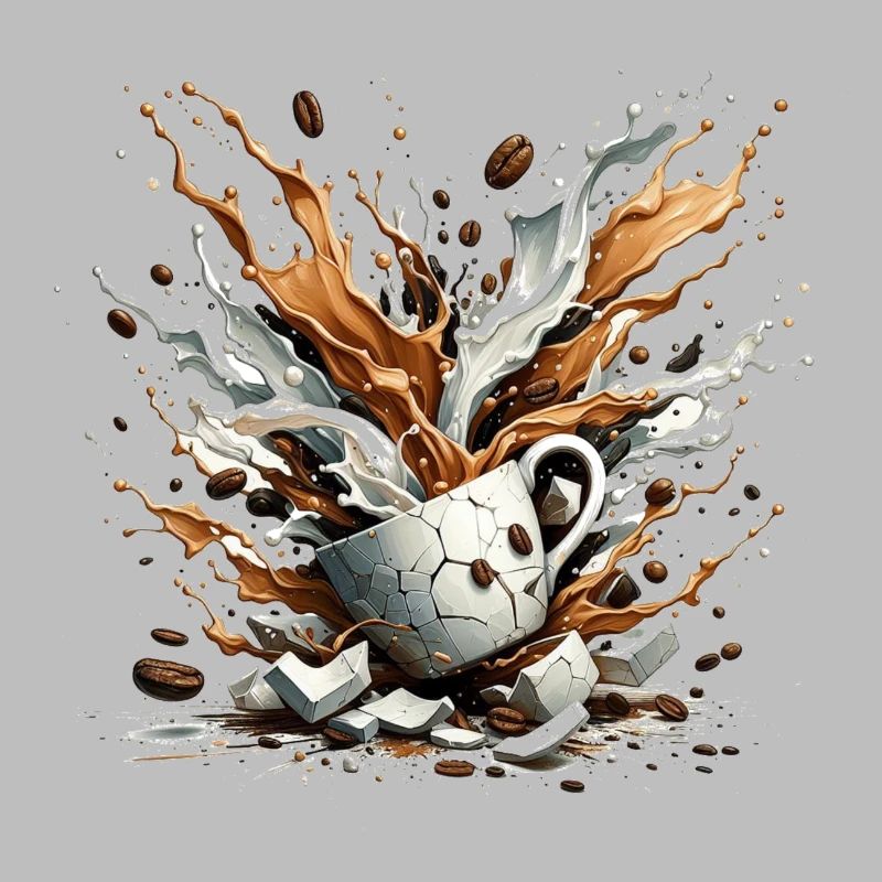 Exploded Coffee - 100 % caféine