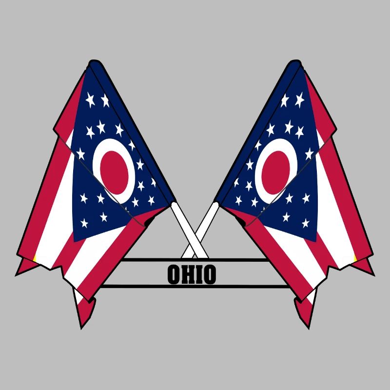 wee flags text OHIO