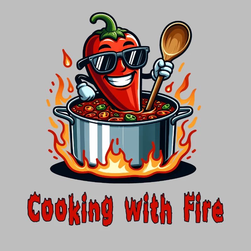 Cuisiner avec le feu