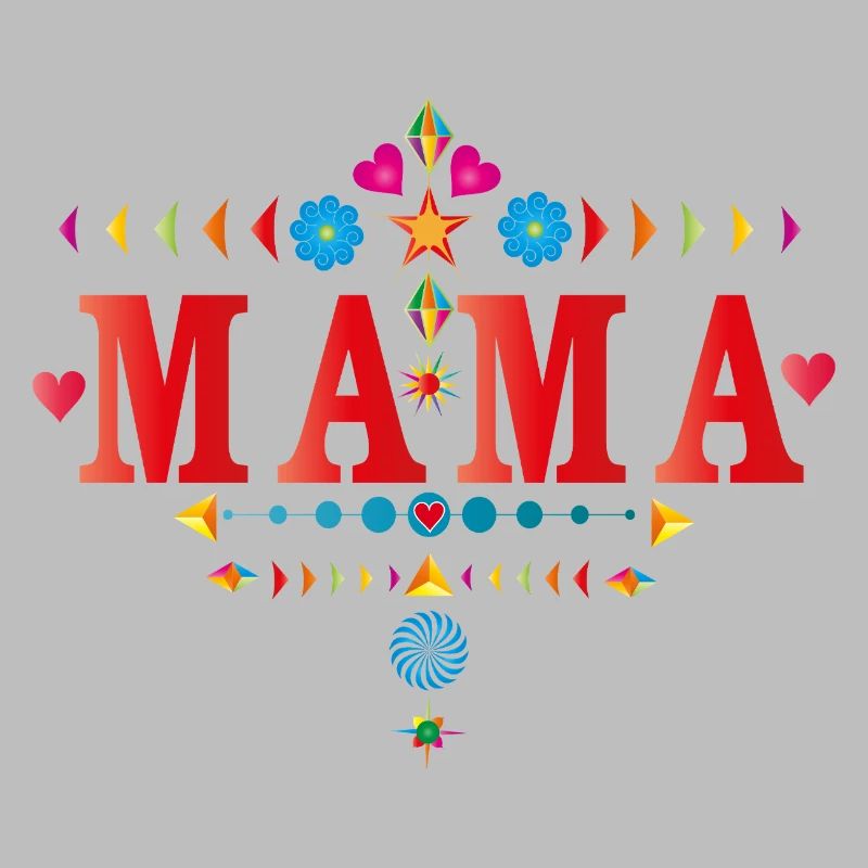 Typographie de maman colorée – Aimante et joyeuse