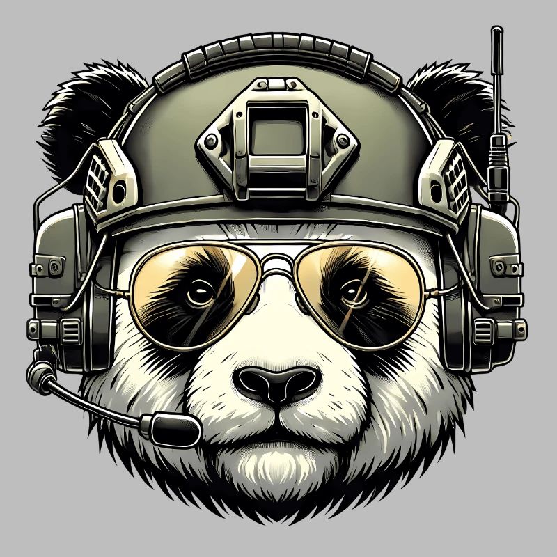 Panda Militär Armee Design