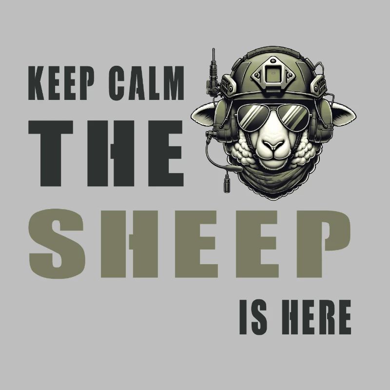 Sheep – Keep Calm Design