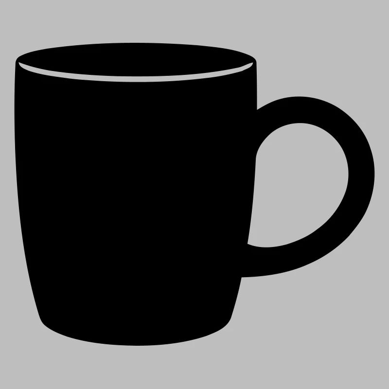 Silhouette de tasse à café classique