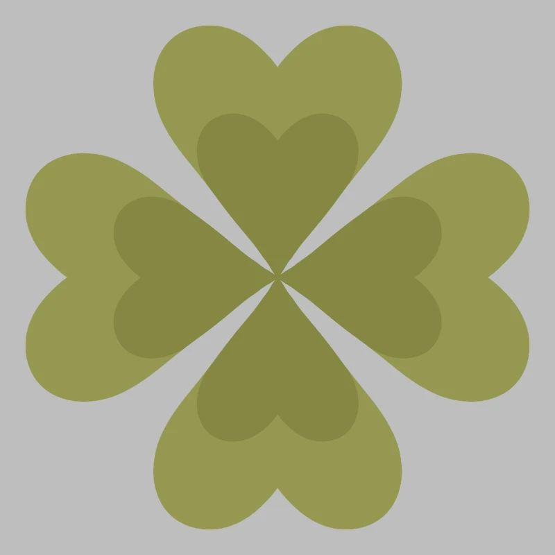 Four-Leaf Clover Pattern Design