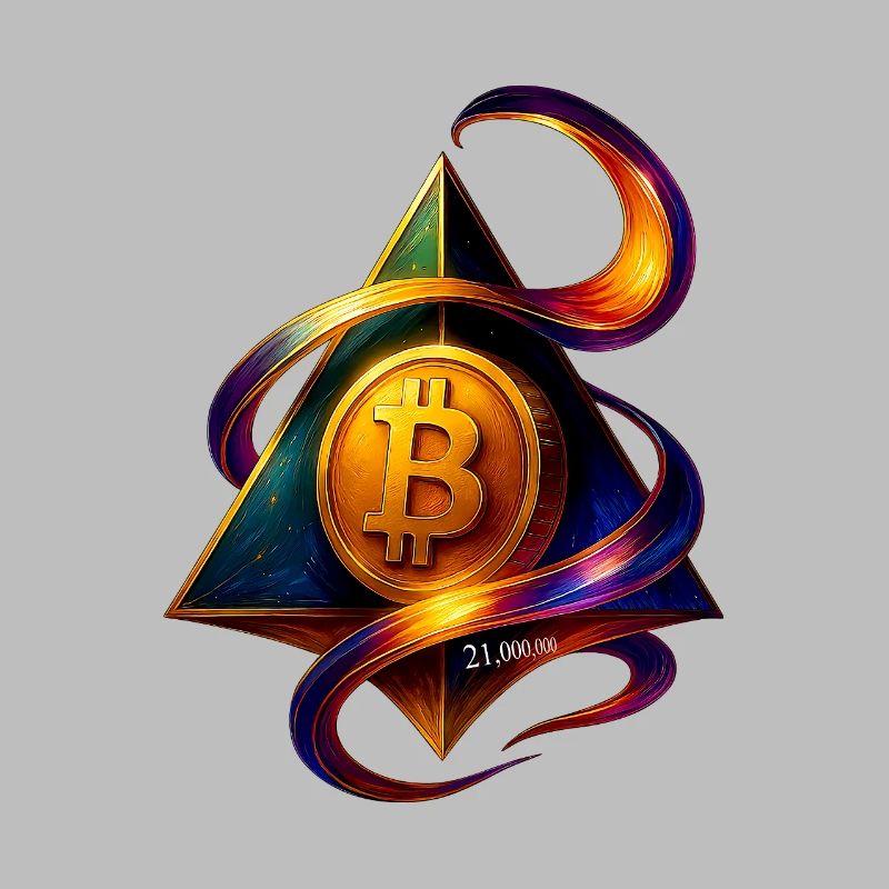 Conception créative Bitcoin et Blockchain